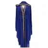 Caftan marocain dubaï à capuche robe Maxi manches chauve-souris Farasha caftan femmes musulmanes africain ouvert Kimono Boubou robe longue de soirée