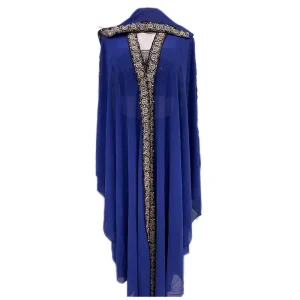 Caftan marocain dubaï à capuche robe Maxi manches chauve-souris Farasha caftan femmes musulmanes africain ouvert Kimono Boubou robe longue de soirée