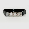 ceinture élégante à décor de chaîne en métal pour femme – parfaite pour un usage décontracté et un usage quotidien!