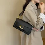 Petit sac carré sous les bras pour femmes, sac à bandoulière en cuir de bonne qualité, polyvalent et Chic, sac de tous les jours pour femmes