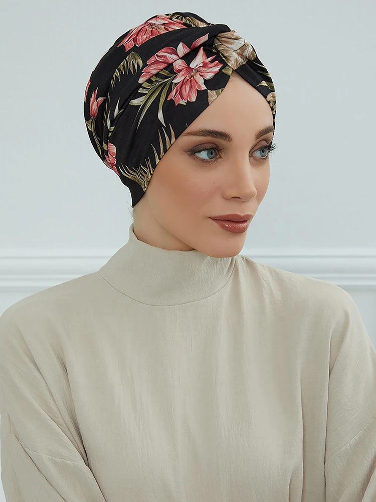 hijabs musulmans pour femmes, turban instantané, couvre chef élastique doux, casquette de chimio respirante pour dames et filles, nouvelle collection