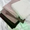 ramadan musulman en mousseline de soie hijabs pour femme couleur unie foulard long châle écharpe mince respirant crème solaire tête enveloppement hijabs écharpe