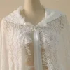 robes de mariée sirène vintage avec capuche, voile de mariée, une couche, longue, casquette, fibre à lacets, rond, personnalisé