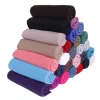 foulard musulman en coton doux multicolore, jersey instantané, hijab, couverture complète, écharpe enveloppante, châles islamiques, turban pour femmes