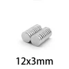 aimants ronds puissants 12x3mm, aimants puissants pour réfrigérateur, bricolage, bâtiment, scientifique, artisanat, aimants de bureau 12*3 12x3