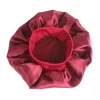 femmes satin solide à large bord chapeau de couchage nuit bonnet de nuit soins des cheveux bonnet bonnet de nuit pour femmes hommes unisexe casquette bonnet de nuit
