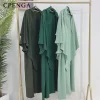 jilbab robe de prière pour femme musulmane, vêtements de ramadan islam, ensemble 2 pièces, abaya de dubaï, tiens imar, hijab long, vêtements uni