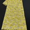 tissu guipure africain en dentelle de voile suisse, cordon brodé original, respectueux de la peau, tissu de célébration utilisé pour la robe abaya de dubaï