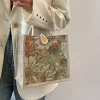 Femmes Ins Style Portable sac à main sac en lin étudiants sacs à main mode haut pour femme-poignée sacs concepteur de luxe Сумка Ж Dön hei Bolsa