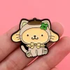 broches d'animaux mignons pour vêtements, épingles en émail, badges d'anime de dessin animé, accessoires de bijoux pour femmes, cadeaux pour amis
