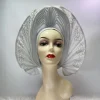 chapeau africain bonnet hijab turbante mujer bandeau strass auto couvre chef déjà fait gele nigérian pour pary mariage 1 ensemble