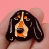 broches mignonnes pour chiens de compagnie, broches d'insigne d'animaux de dessin animé pour vêtements, épingle en émail, badges pour femmes, accessoires de bijoux, cadeaux pour amis