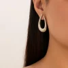 boucles d'oreilles irrégulières, boucles d'oreilles tendance et polyvalentes pour un usage quotidien, cadeaux pour banquets et fêtes et accessoires de mariage