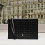 Pochette élégante pour femmes, sac à main de grande capacité, Style enveloppe, à la mode, avec dragonne, pour fêtes, événements et rencontres