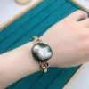 ensemble de bijoux en cristal de perles d'eau douce naturelles pour femmes, quartz irrégulier baroque, bracelet complet en strass, bagues, ensembles de colliers à breloques