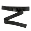 ceinture tressée en nylon réglable à la mode, design de marque de luxe, ceinture de taille à fermeture en plastique pour loisirs, ceinture décontractée à boucle en plastique