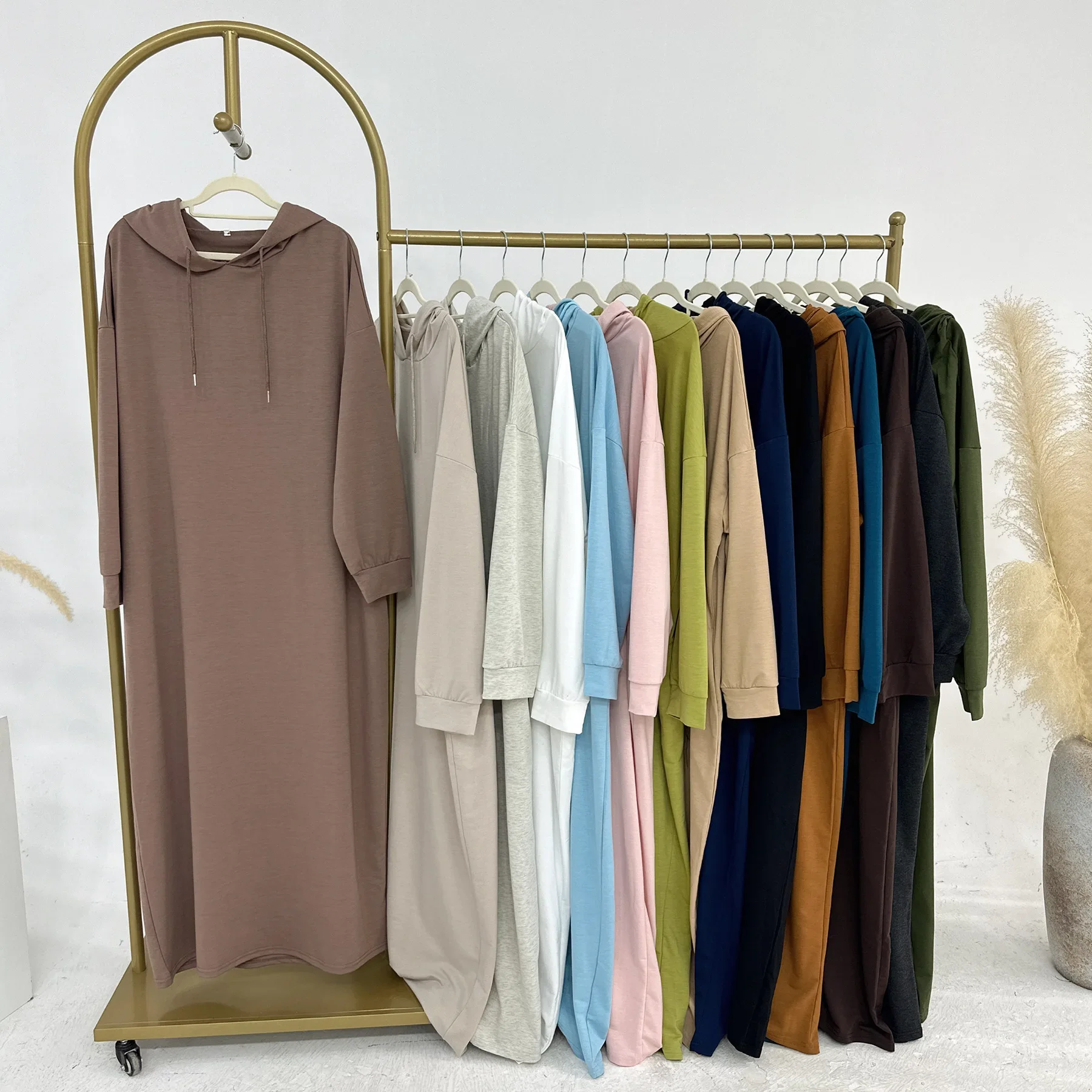 abaya à capuche pour femme, robe musulmane arabe, robe maxi décontractée, caftan uni, robe à manches longues, mode dubaï, adt burqa
