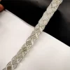 ruban de dentelle perlée pour vêtements, accessoires de couture de vêtement, garnitures pour vêtements, col de robe, manchette, bricolage, travaux grossiers, tissu appliqué, nouveau