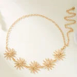 Chaîne de ventre Punk Hip Pop pour femmes, ceinture en métal Vintage, chaîne de corps réglable, bijoux pantalons, jupe, accessoires pour vêtements