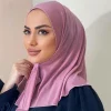 ready to go – hijab intérieur instantané à couverture complète, pour dames, filles et femmes, avec boutons à nouer au dos, écharpe en jersey de qualité supérieure