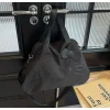 sac de voyage pour femmes, grande capacité, épaule simple diagonale, noir, nœud papillon d'affaires, sac de dessin animé décontracté, sac à dos pratique pour femmes