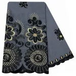 Dernière femmes africaines écharpe douce 100% coton avec puce Dold écharpe dubaï isalmique écharpe broderie musulman Hijab pour châles enveloppes