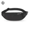Hk Fanny Pack noir étanche argent ceinture sac hommes sac à main adolescent voyage portefeuille ceinture mâle taille sacs étui à cigarettes pour téléphone