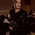 Vestes à franges à paillettes pour femmes, manteaux noirs à manches longues, col rond, simple boutonnage, mode printemps-hiver 2021, vêtements d&rsquo;extérieur urbains pour dames