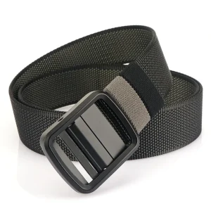 Ceinture en Nylon moderne pour hommes, classique et souple, à cliquet, confortable, sans trou, pour Jeans, événements formels