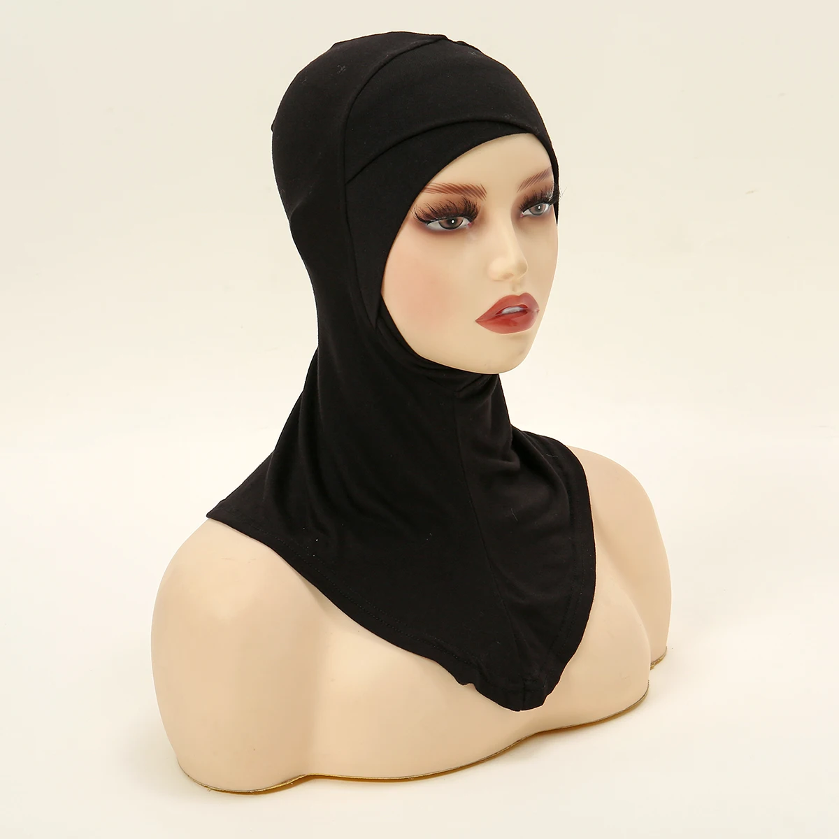 hijab à couverture complète pour femmes musulmanes, foulard croisé, turban, chapeau islamique, vente en gros