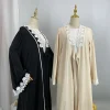 Robe Abaya de luxe pour femmes musulmanes, dubaï, Ramadan Eid Nida, arabie saoudite, vêtements Jalabiya, Robe longue modeste islamique, 2025 Robe Abaya de luxe pour femmes musulmanes, dubaï, Ramadan Eid Nida, arabie saoudite, vêtements Jalabiya, Robe longue modeste islamique, 2025