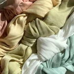 Écharpe Hijab en Mousseline de Soie et Velours pour Femme, Châle Uni Doux de Luxe, Hijabs Musulmans, Turban Chic pour Ramadan