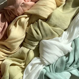 Écharpe Hijab en Mousseline de Soie et Velours pour Femme, Châle Uni Doux de Luxe, Hijabs Musulmans, Turban Chic pour Ramadan