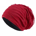 Bonnet pour femmes musulmanes, couvre-chef de printemps et d&rsquo;été, protection solaire, respirant, casquette d&rsquo;hiver décontractée, solide, Hijab, 2024
