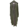 caftan marocain dubaï à capuche robe maxi manches chauve souris farasha caftan femmes musulmanes africain ouvert kimono boubou robe longue de soirée