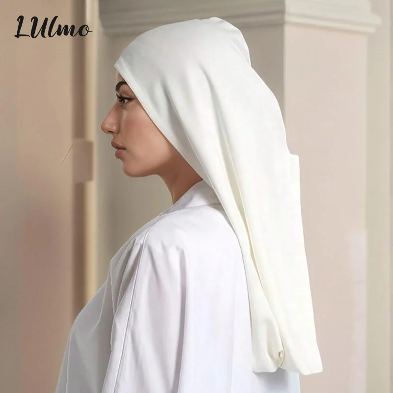 maillot modal premium hijab instantané musulman sous écharpe casquettes coton extensible turban casquette islamique sous écharpe bonnet foulard bandeau