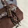 sac de luxe femme sacs luxe femme haute qualité sac à bandoulière en daim souple pour femme, sacs à poignée supérieure, sacs à main de créateur, grande capacité, conception de ceinture, lancé, hiver, nouveau, 2024