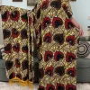 abayas pour femmes 2025 imprimé coton doux coupe ample femme robe africaine islam nigeria robes avec 160x80 glands châle sacrf