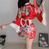 ensemble uniforme kimono érotique, robe kimono geisha, pornographie, chemise de nuit cosplay sexy, pyjama de rajeunissement avec nœud, vêtements de prostitution