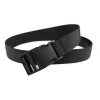 ceinture pour hommes boucle en plastique ceinture tressée en nylon ceinture extérieure réglable attache en plastique ceintures de loisirs tissage bandes de taille