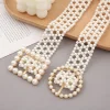 Perle ceinture faite à la main femme mode coréenne robe de mariée taille large chaîne ceinture de taille