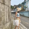 sac à main en dentelle blanche ivoire pour femmes, sacs légers d'été chics, sacs de mariage de fête de mode, sacs à main pour femmes, fourre tout initiés à la mariée