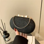 Pochette de soirée scintillante pour femme, poignée supérieure, sac à main de luxe pour femme, sac à bandoulière de mariage, sac à main de fête