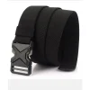 ceinture à boucle en nylon tressé pour hommes, légère et respirante, 125cm, pour les déplacements quotidiens, nouvelle collection