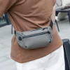 sac de ceinture étanche pour hommes, sac de poitrine à la mode, sac de taille étanche pour sport de plein air, sacs à bandoulière de voyage pour hommes