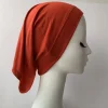 7 pièces emballage plus grande taille mode femmes intérieur hijab tube casquette musulmane bonnet plaine islamique sous écharpe doux jersey sous embouts