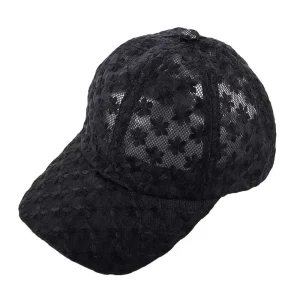 Respirant réglable Hip Hop femmes en plein air filles maille chapeau visières casquette dentelle fleur casquette de Baseball