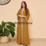 Abaya musulman femmes Eid Jalabiya dubaï turquie caftan Robe arabe Islam vêtements Robe de soirée Ramadan Abayas Caftan marocain Djellaba
