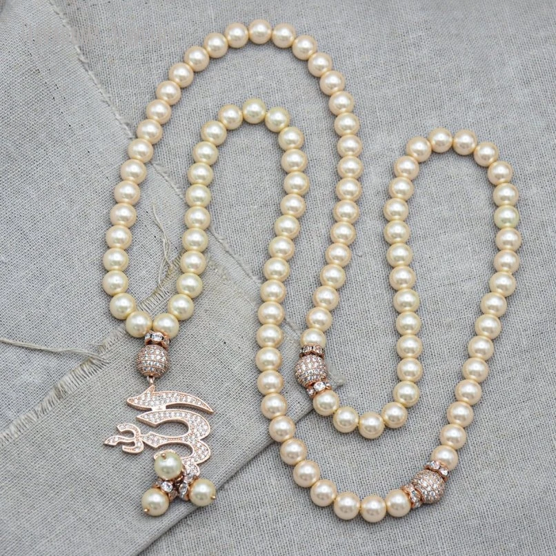 Collier de perles de prière musulmane islamique, 10 pièces, Allah Komboskini Tasbih, cadeau de mariage pour femmes, Ramadan Collier de perles de prière musulmane islamique, 10 pièces, Allah Komboskini Tasbih, cadeau de mariage pour femmes, Ramadan