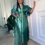 Abaya de Luxe pour Femme Musulmane, Caftan Marocain, Robe de Soirée, Boubou, Djellaba, Dubaï